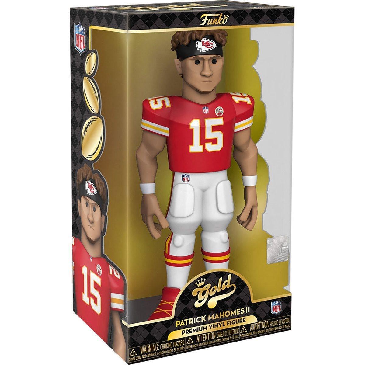 FUN57289 NFL: Chiefs - Patrick Mahomes (with chase) 12" Vinyl Gold - Funko - Titan Pop Culture