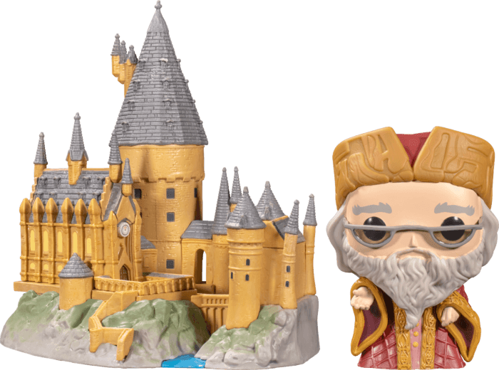 FUN57369 Harry Potter - Hogwarts with Albus Dumbledore 20th Anniversary Pop! Town - Funko - Titan Pop Culture