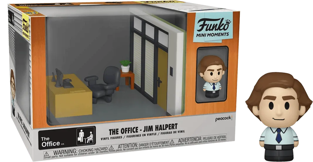 FUN57390 The Office - Jim (with chase) Mini Moment - Funko - Titan Pop Culture