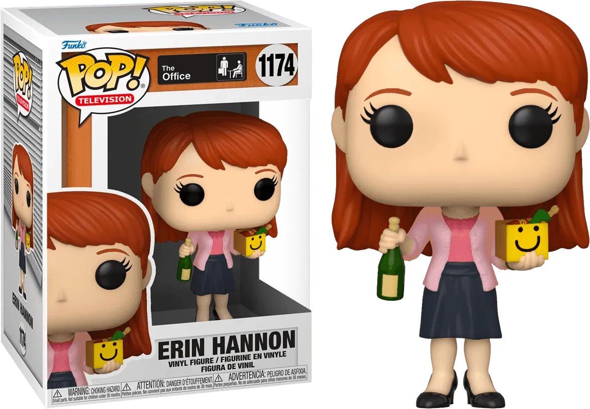 FUN57394 The Office - Erin with Happy Box & Champagne Pop! Vinyl - Funko - Titan Pop Culture