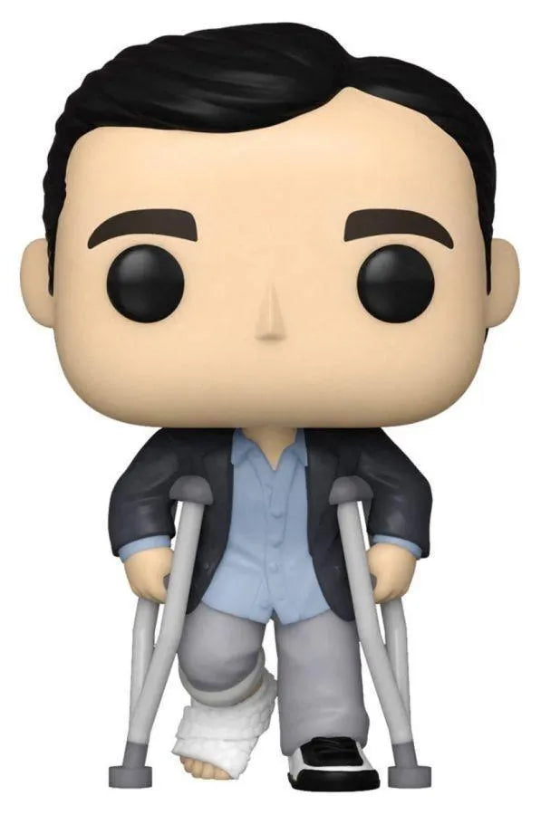 FUN57396 The Office - Michael with Crutches Pop! Vinyl - Funko - Titan Pop Culture