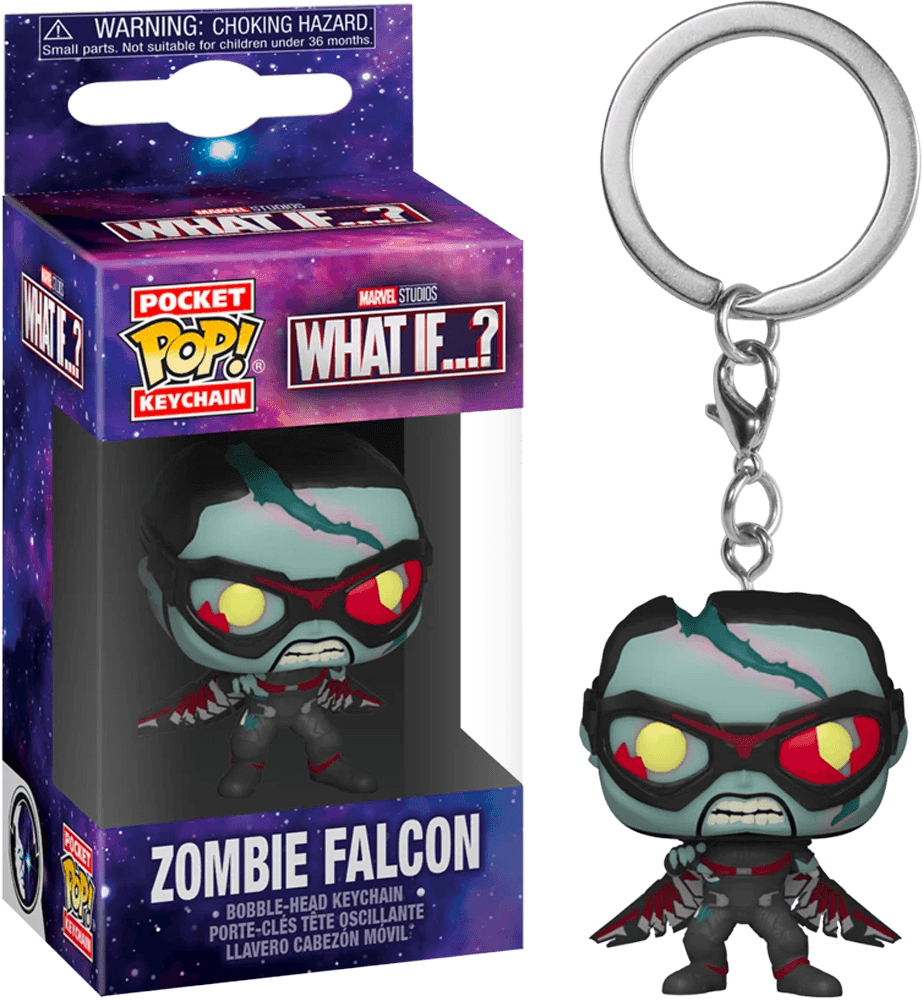 FUN57401 What If - Zombie Falcon Pocket Pop! Keychain - Funko - Titan Pop Culture