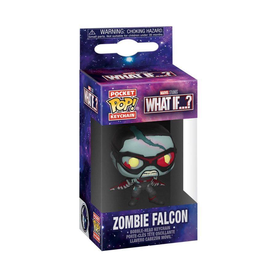 FUN57401 What If - Zombie Falcon Pocket Pop! Keychain - Funko - Titan Pop Culture