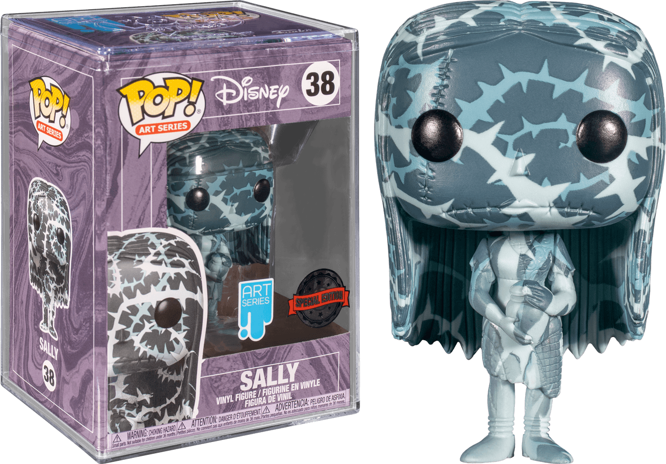 FUN57486 The Nightmare Before Christmas - Sally Inverted Color (Artist) US Exclusive Pop!w/Protector [RS] - Funko - Titan Pop Culture
