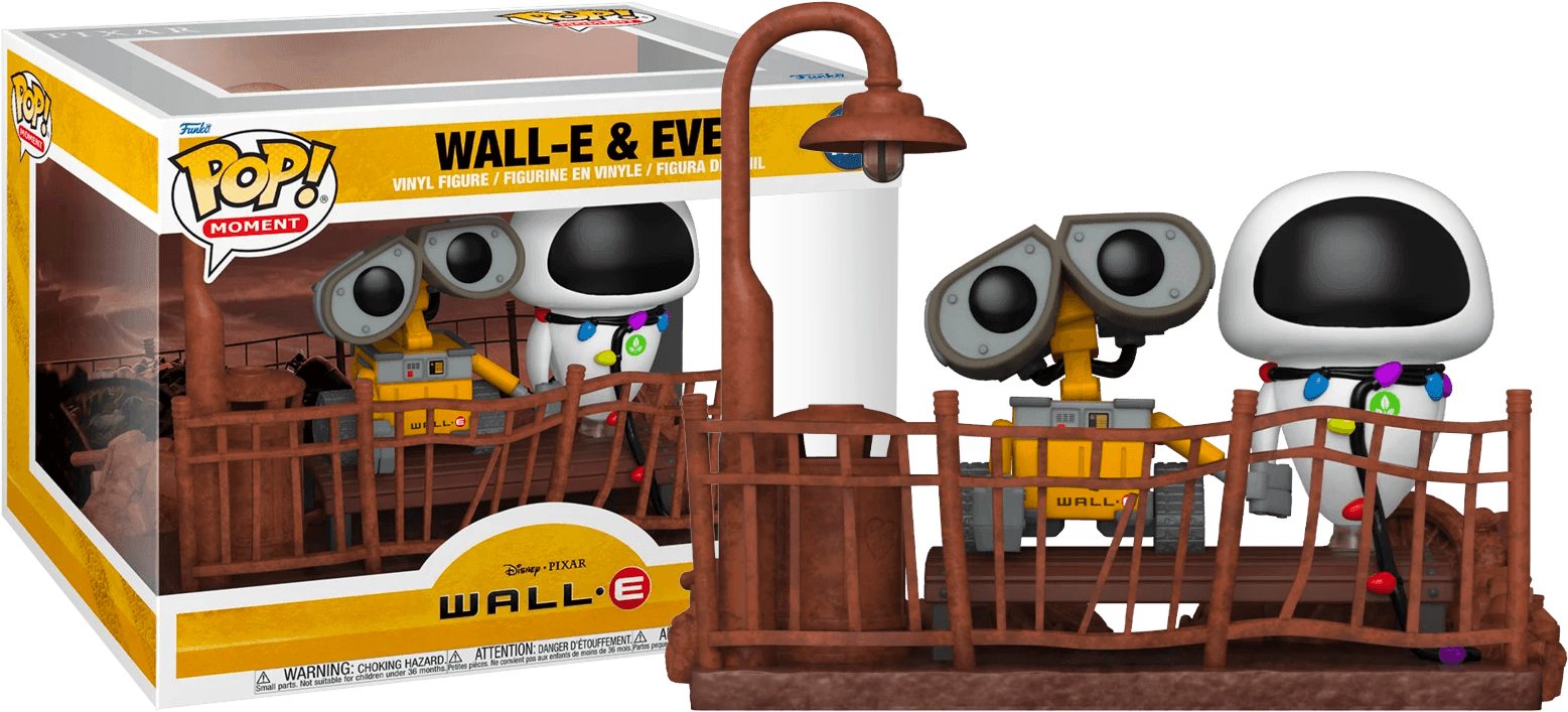 FUN57653 Wall-E - Wall-E & Eve Movie Moment Pop! Vinyl - Funko - Titan Pop Culture