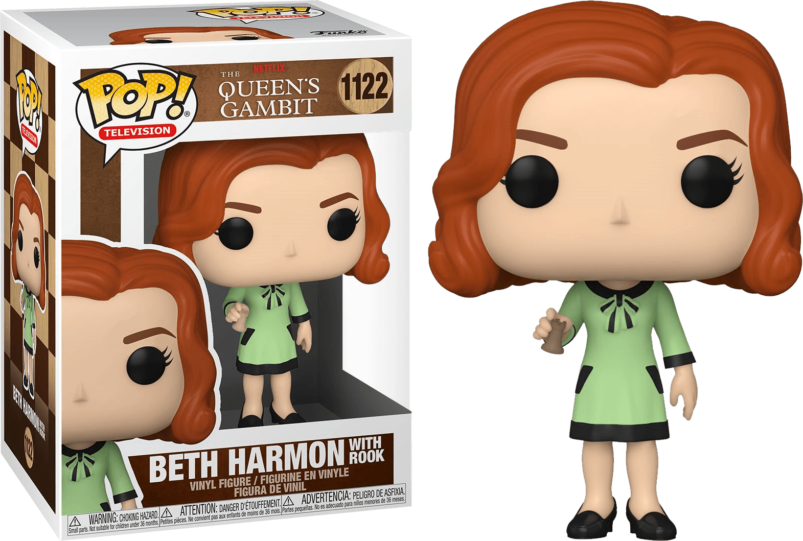 FUN57689 Queen's Gambit - Beth Harmon Pop! Vinyl - Funko - Titan Pop Culture