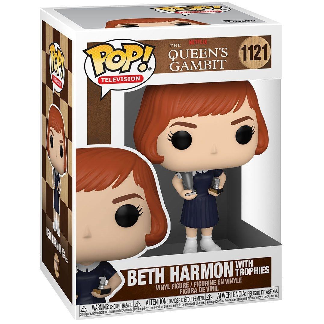 FUN57690 Queen's Gambit - Beth Harmon with Trophies Pop! Vinyl - Funko - Titan Pop Culture