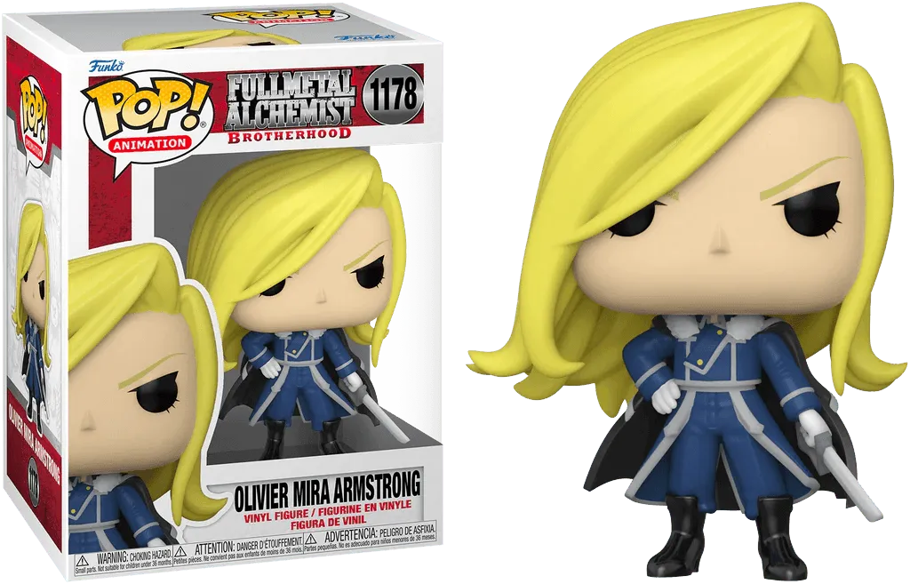 FUN57738 Fullmetal Alchemist: Brotherhood - Olivier Mira Armstrong Pop! Vinyl - Funko - Titan Pop Culture