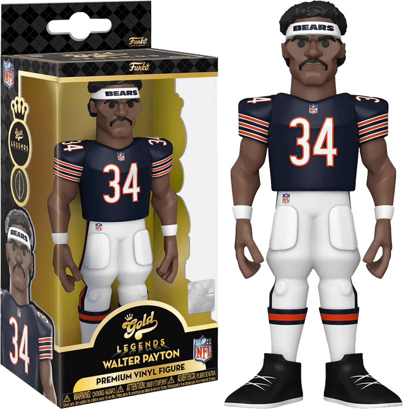 FUN57759 NFL Legends: Bears - Walter Payton 5" Vinyl Gold - Funko - Titan Pop Culture