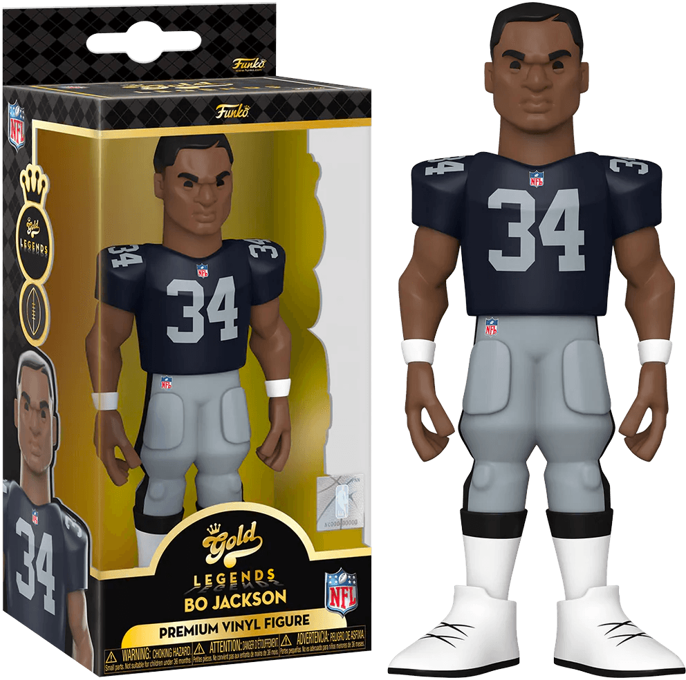 FUN57762 NFL Legends: Raiders - Bo Jackson (with chase) 5" Vinyl Gold - Funko - Titan Pop Culture