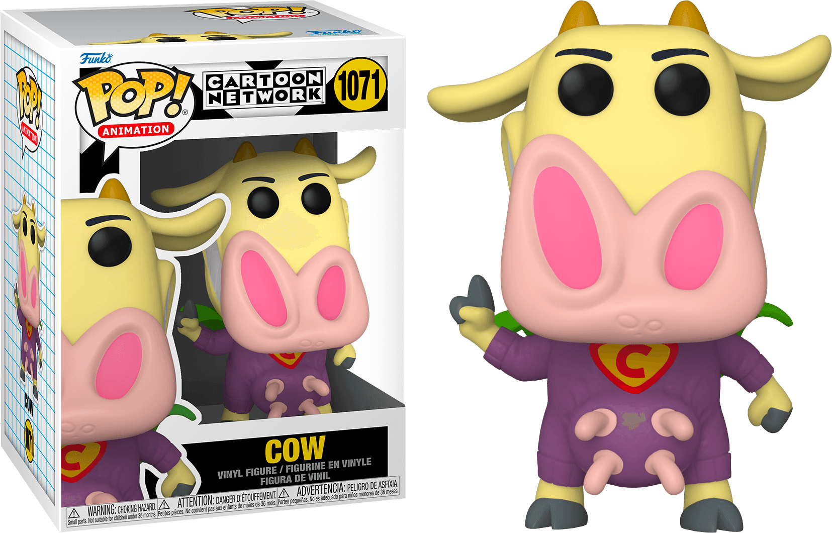 FUN57791 Cow & Chicken - Super Cow Pop! Vinyl - Funko - Titan Pop Culture