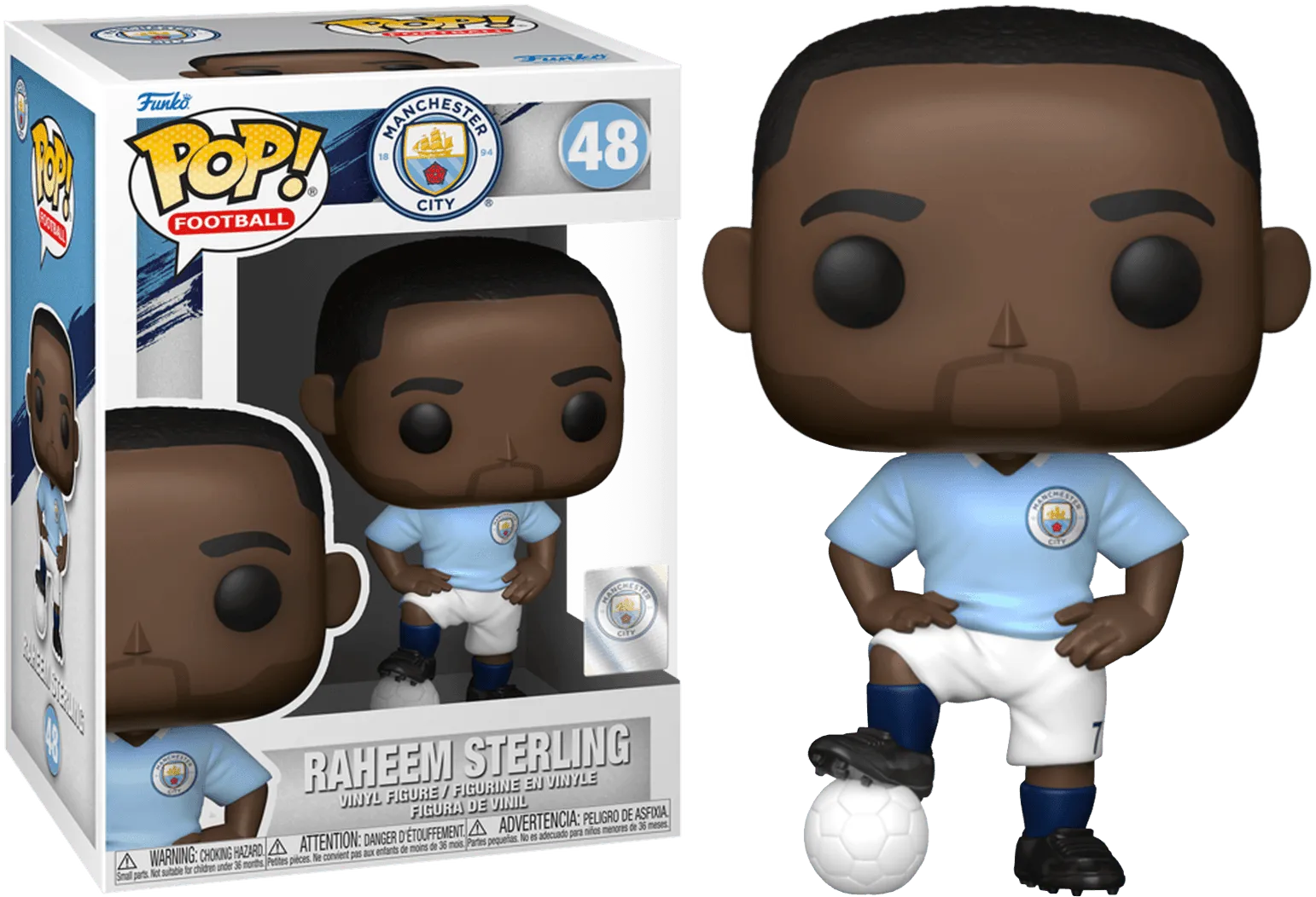 FUN57864 Football: Manchester City - Raheem Sterling Pop! Vinyl - Funko - Titan Pop Culture