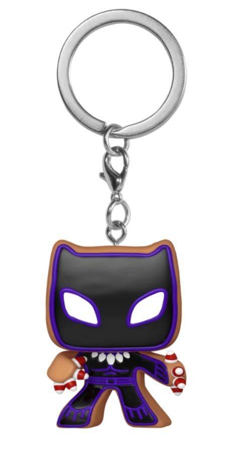 FUN57968 Marvel Comics - Black Panther Holiday US Exclusive Pop! Keychain [RS] - Funko - Titan Pop Culture