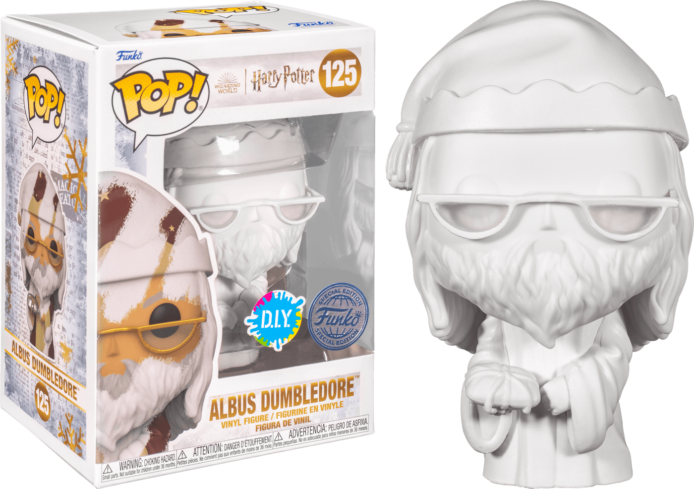 FUN57975 Harry Potter - Dumbledore Holiday DIY US Exclusive Pop! Vinyl [RS] - Funko - Titan Pop Culture