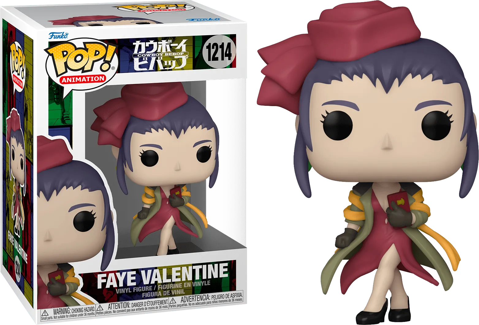 FUN58021 Cowboy Bebop - Faye Valentine Pop! Vinyl - Funko - Titan Pop Culture