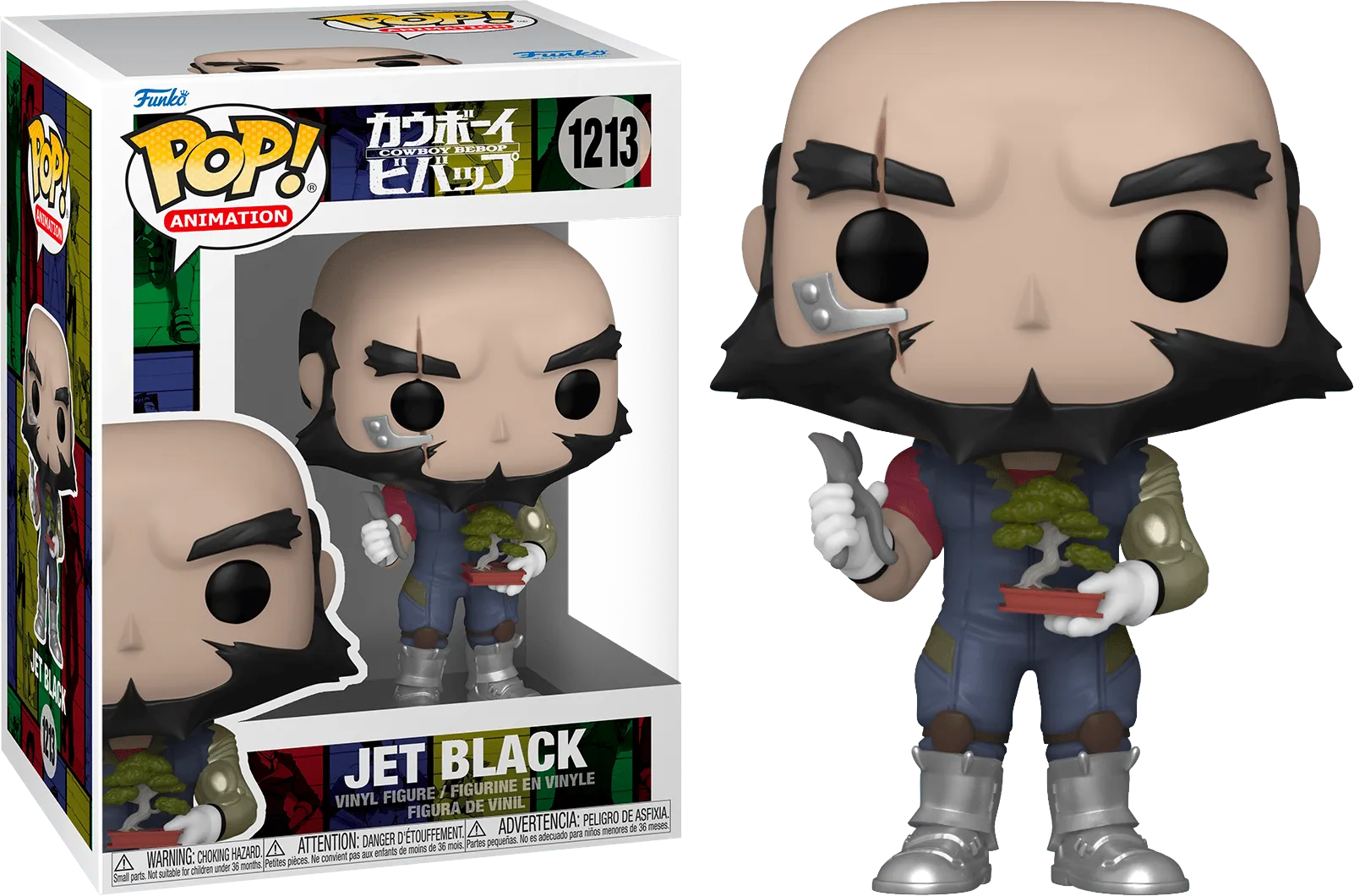 FUN58022 Cowboy Bebop - Jet Black with Bonsai Pop! Vinyl - Funko - Titan Pop Culture