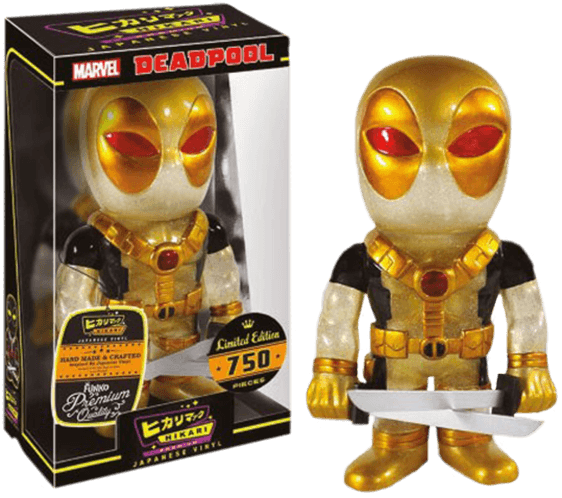 FUN5810 Deadpool - Glitter Black & Gold X-Men Hikari Figure - Funko - Titan Pop Culture