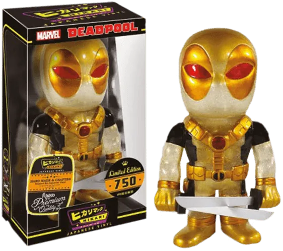 FUN5810 Deadpool - Glitter Black & Gold X-Men Hikari Figure - Funko - Titan Pop Culture