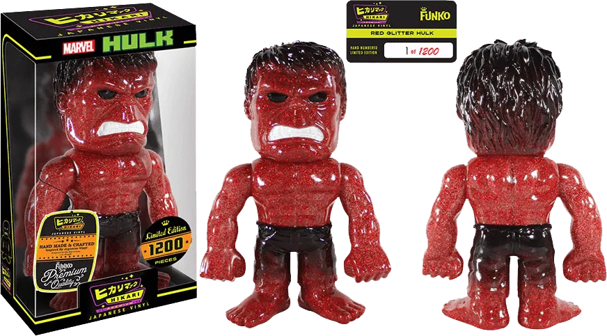 FUN5835 Hulk - Red Glitter Hikari Figure - Funko - Titan Pop Culture