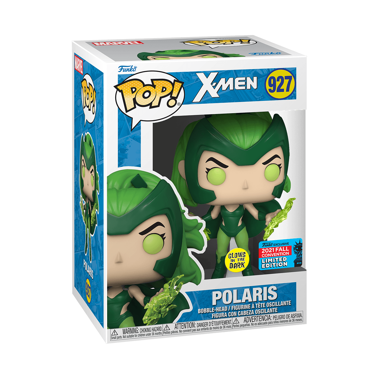 FUN58596 X-Men - Polaris Glow NYCC 2021 US Exclusive Pop! Vinyl [RS] - Funko - Titan Pop Culture