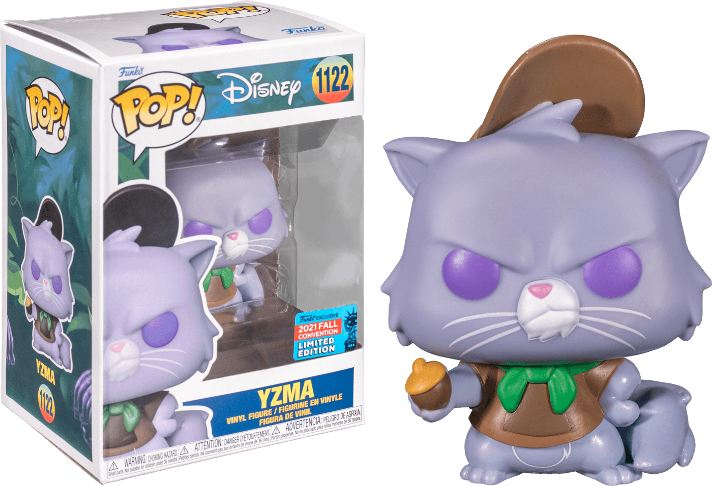 FUN58604 Emperor's New Groove - Yzma Cat Scout NYCC 2021 US Exclusive Pop! Vinyl [RS] - Funko - Titan Pop Culture