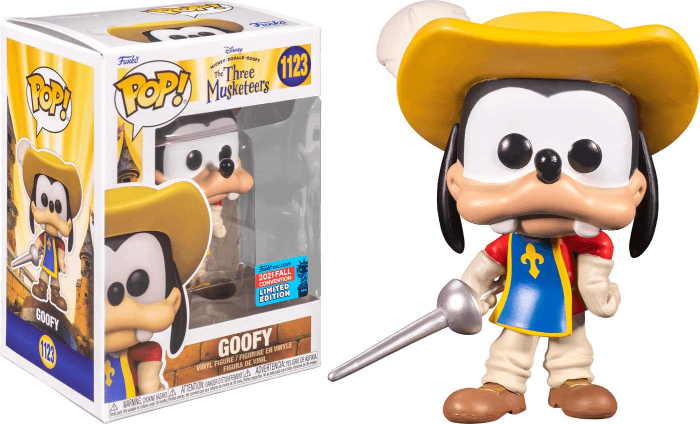 FUN58605 Mickey Mouse - Goofy Musketeer NYCC 2021 US Exclusive Pop! Vinyl [RS] - Funko - Titan Pop Culture