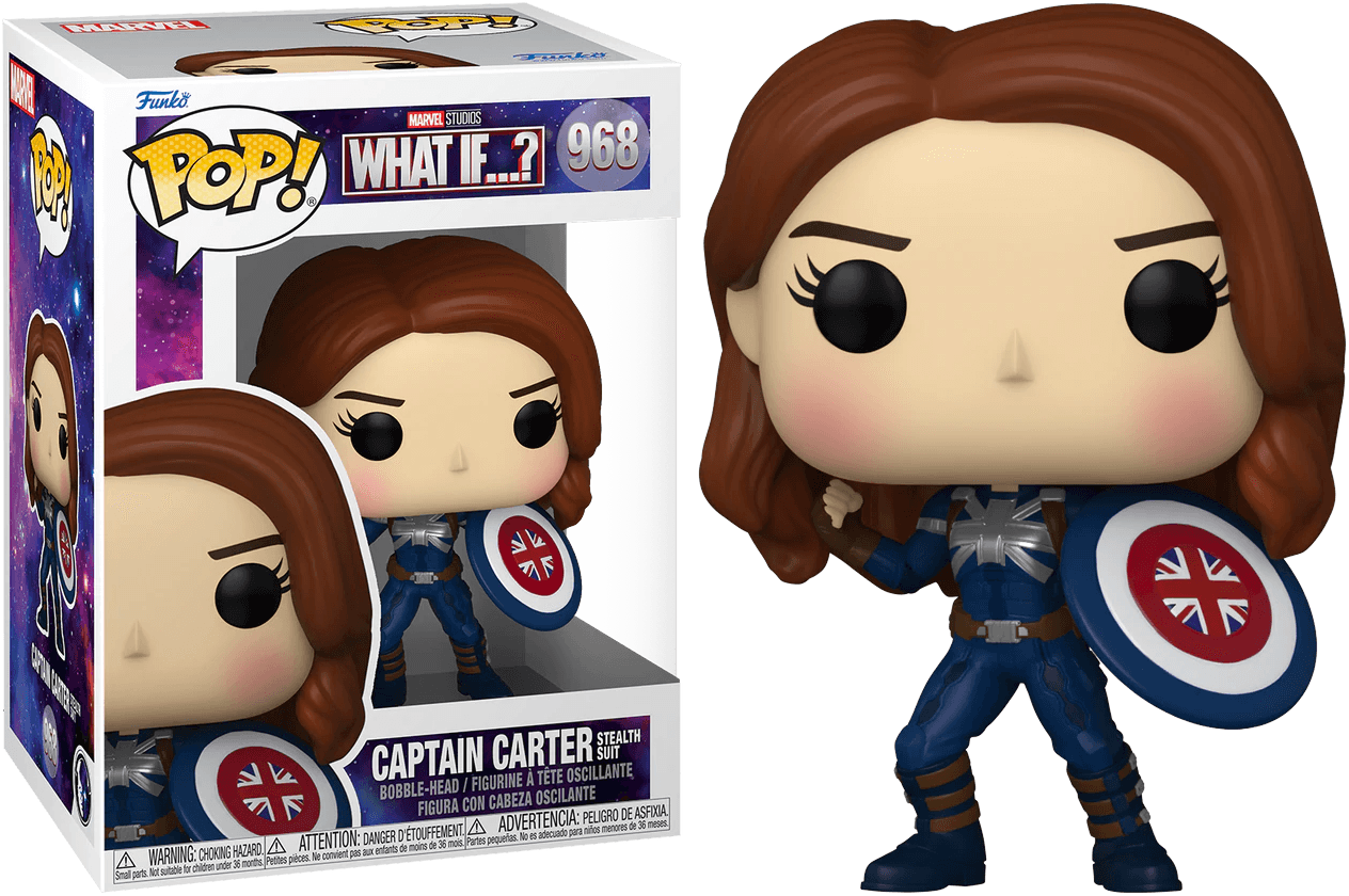 FUN58653 What If - Captain Carter (Stealth Suit) Pop! Vinyl - Funko - Titan Pop Culture