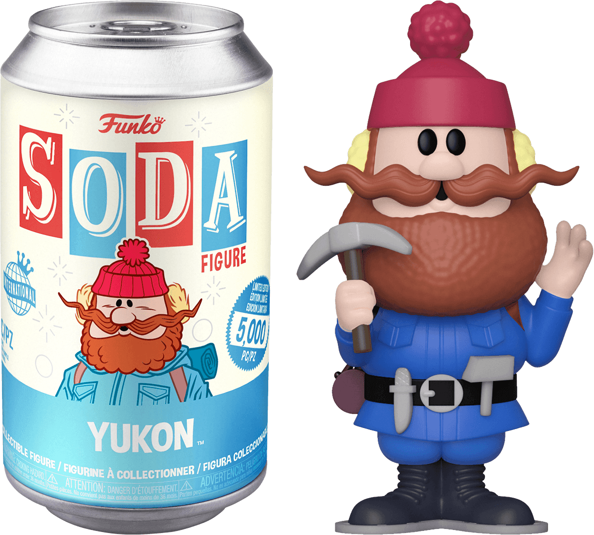 FUN58718 Rudolph the Red-Nosed Reindeer - Yukon (with chase) Vinyl Soda - Funko - Titan Pop Culture
