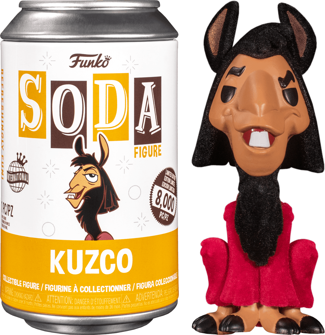 FUN58723 The Emperor's New Groove - Kuzco Llama (with chase) US Exclusive Vinyl Soda [RS] - Funko - Titan Pop Culture