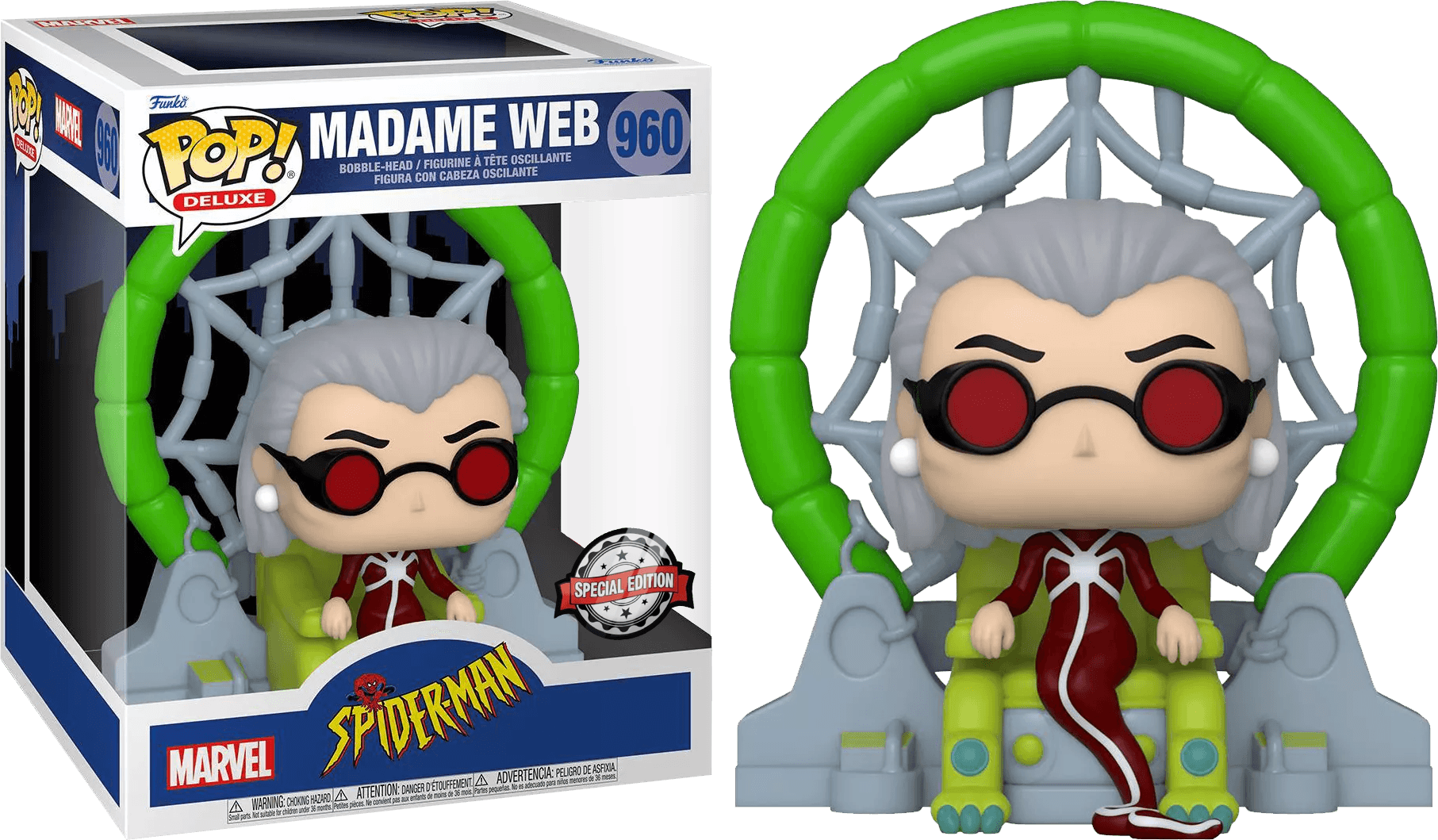 FUN58869 Spider-Man The Animated Series - Madame Web US Exclusive Pop! Vinyl [RS] - Funko - Titan Pop Culture