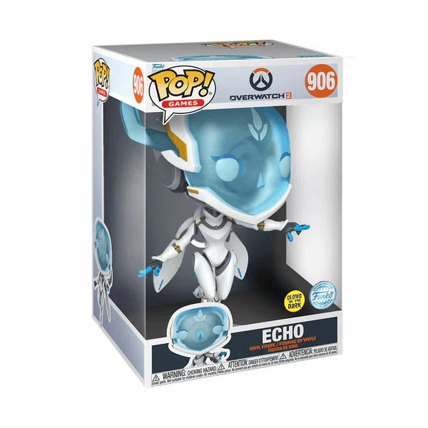 FUN58894 Overwatch 2 - Echo Glow 10" US Exclusive Pop! Vinyl [RS] - Funko - Titan Pop Culture