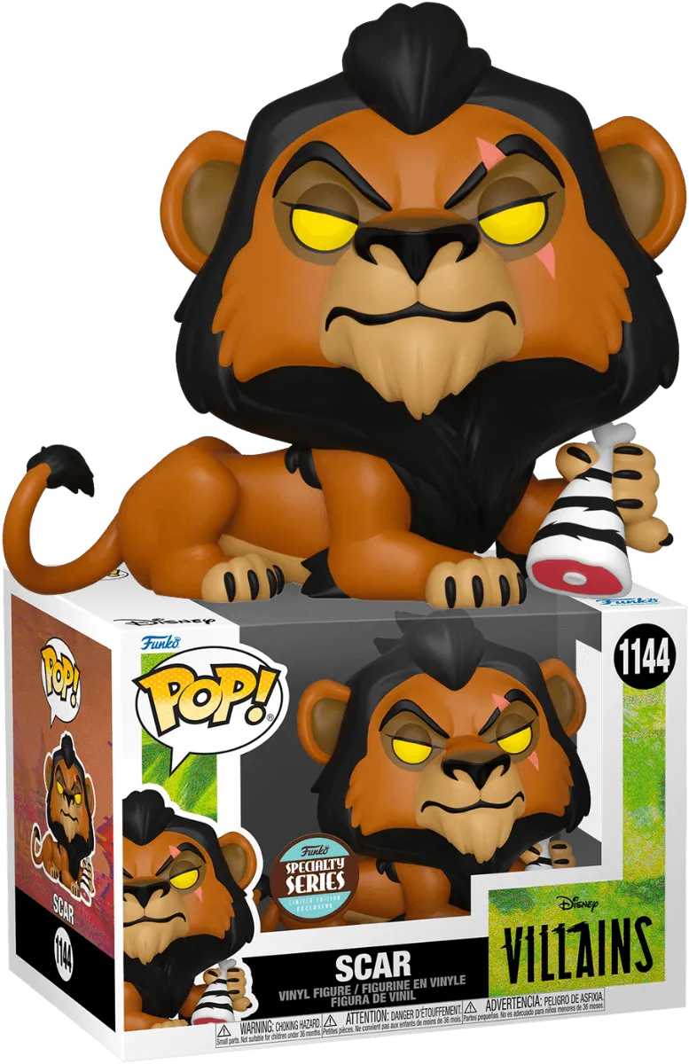 FUN58934 Disney Villains - Scar Specialty Store Exclusive Pop! Vinyl [RS] - Funko - Titan Pop Culture