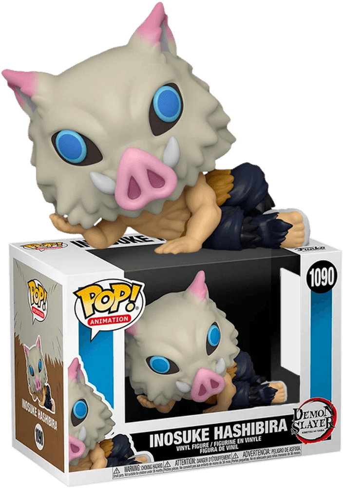 FUN59159 Demon Slayer - Inosuke Lounging US Exclusive Pop! Vinyl [RS] - Funko - Titan Pop Culture