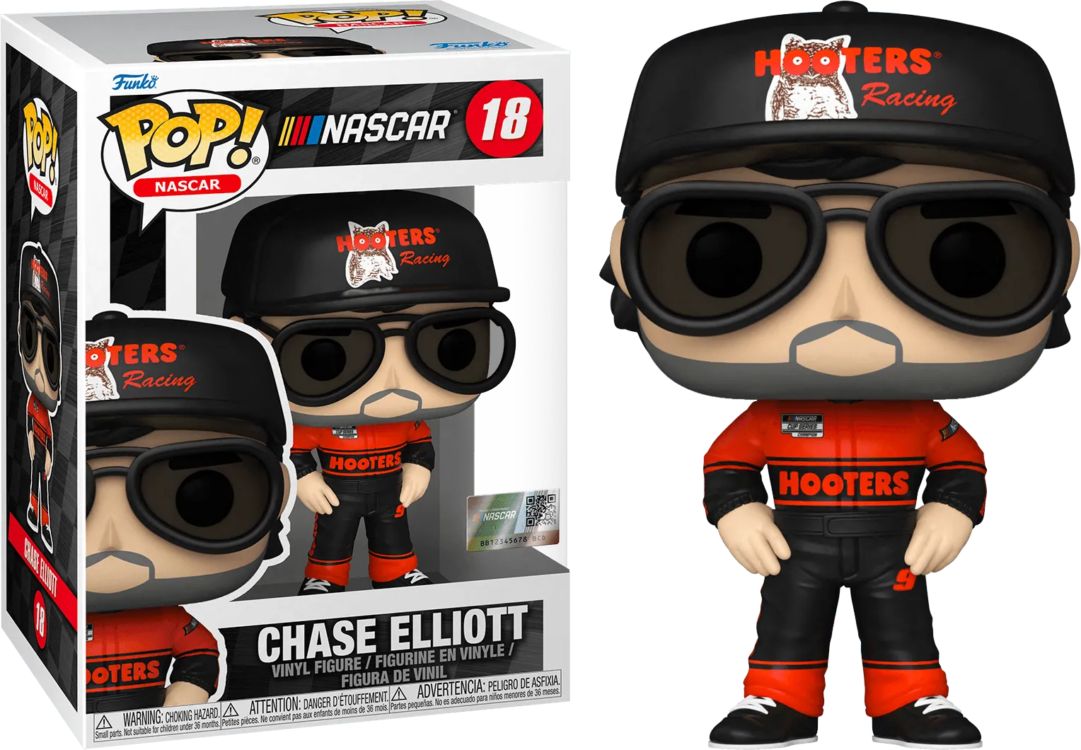 FUN59236 NASCAR - Chase Elliot (Hooters) Pop! Vinyl - Funko - Titan Pop Culture