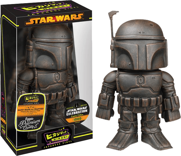 FUN5924 Star Wars - Boba Fett Matte Black Hikari Figure - Funko - Titan Pop Culture