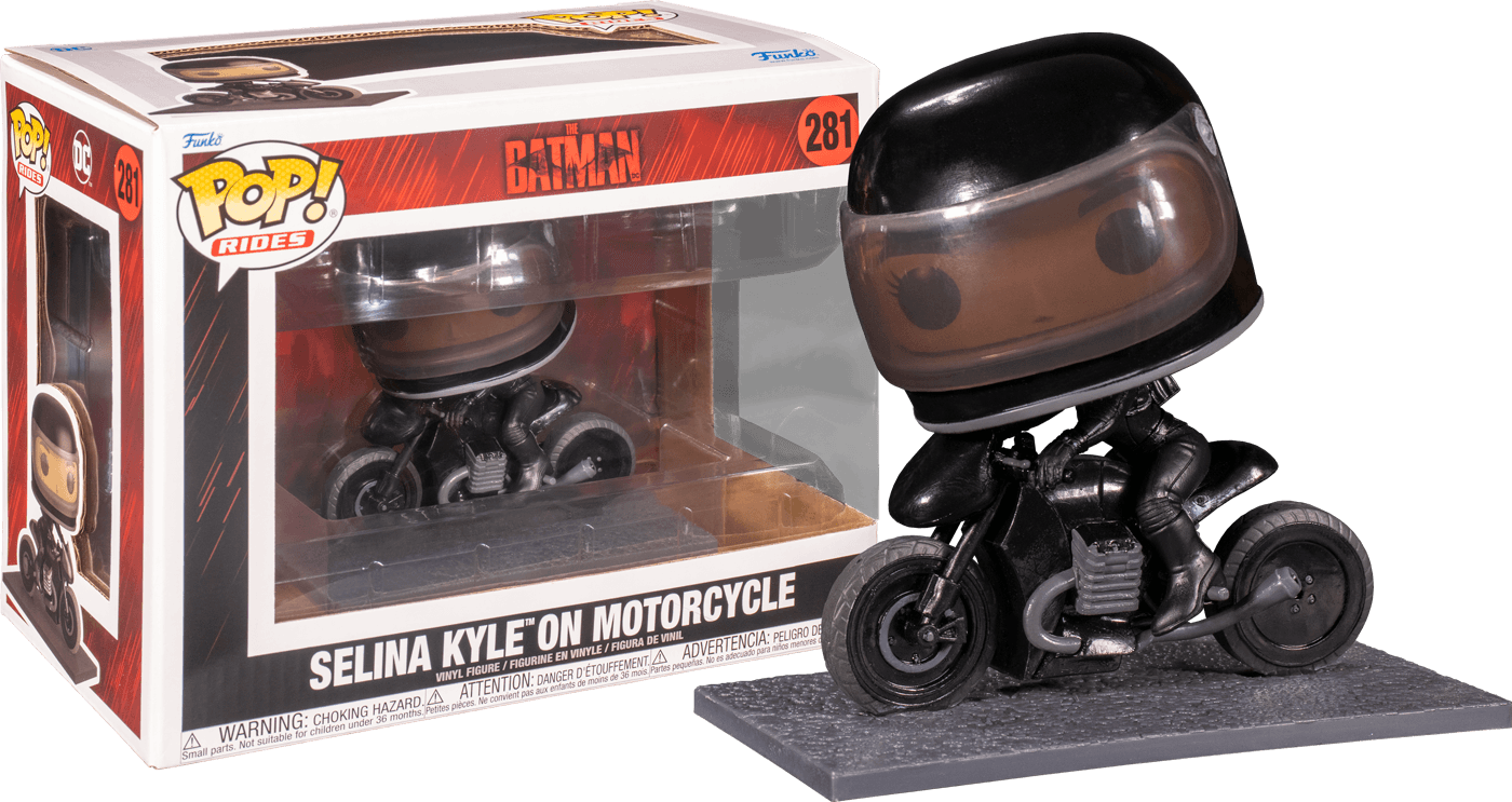 FUN59287 The Batman - Selina Kyle on Motorcycle Pop! Ride - Funko - Titan Pop Culture