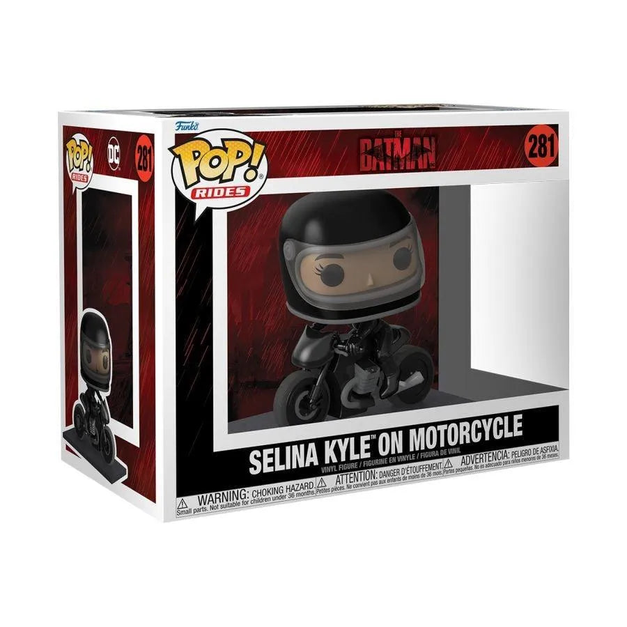 FUN59287 The Batman - Selina Kyle on Motorcycle Pop! Ride - Funko - Titan Pop Culture