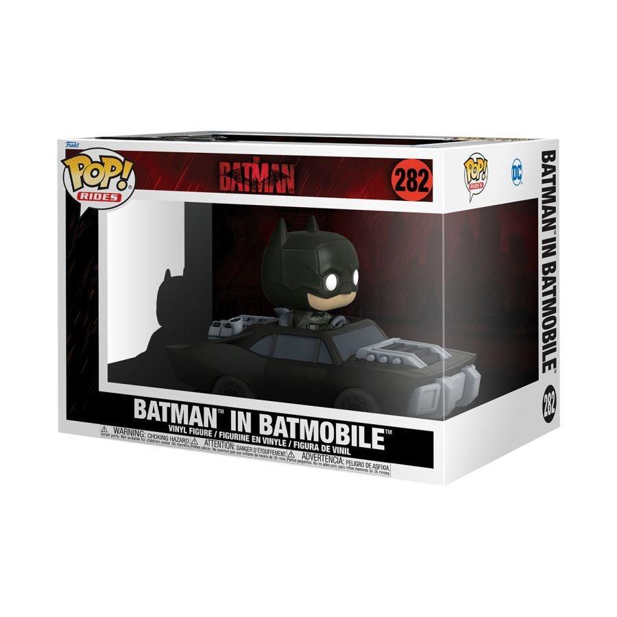 FUN59288 The Batman - Batman in Batmobile Pop! Ride - Funko - Titan Pop Culture