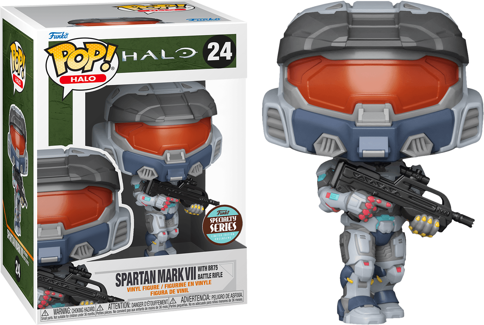 FUN59338 Halo: Infinite - Spartan Mark VII with BR75 Battle Rifle Pop! Vinyl - Funko - Titan Pop Culture