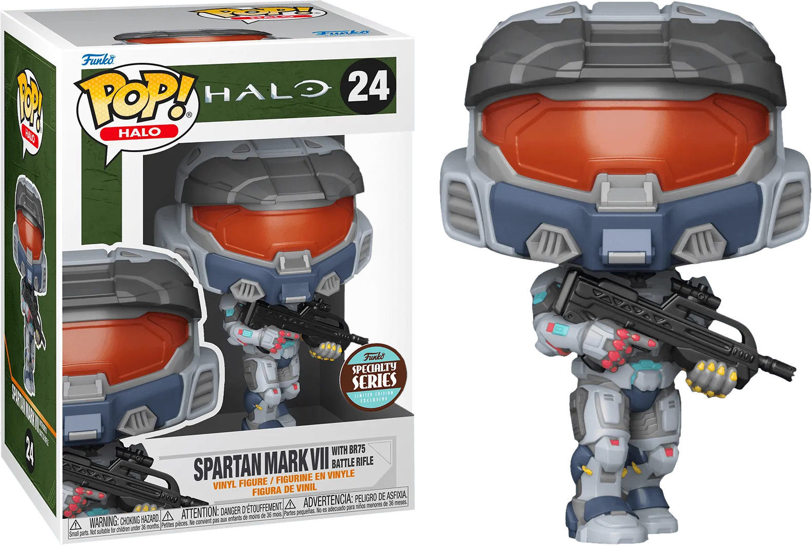 FUN59338 Halo: Infinite - Spartan Mark VII with BR75 Battle Rifle Pop! Vinyl - Funko - Titan Pop Culture