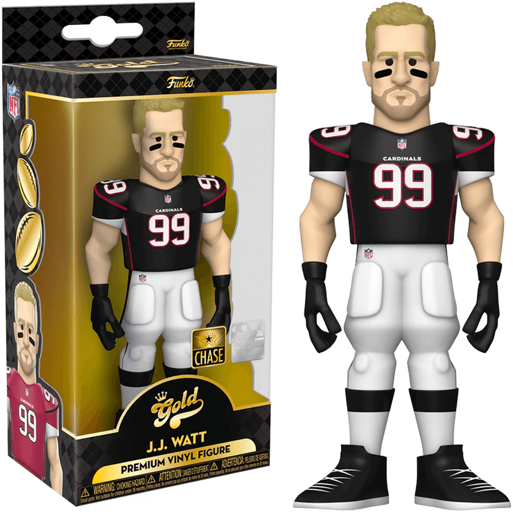 FUN59356 NFL: Cardinals - JJ Watt (with chase) 5" Vinyl Gold - Funko - Titan Pop Culture