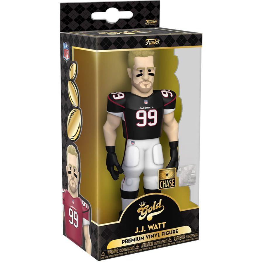 FUN59356 NFL: Cardinals - JJ Watt (with chase) 5" Vinyl Gold - Funko - Titan Pop Culture