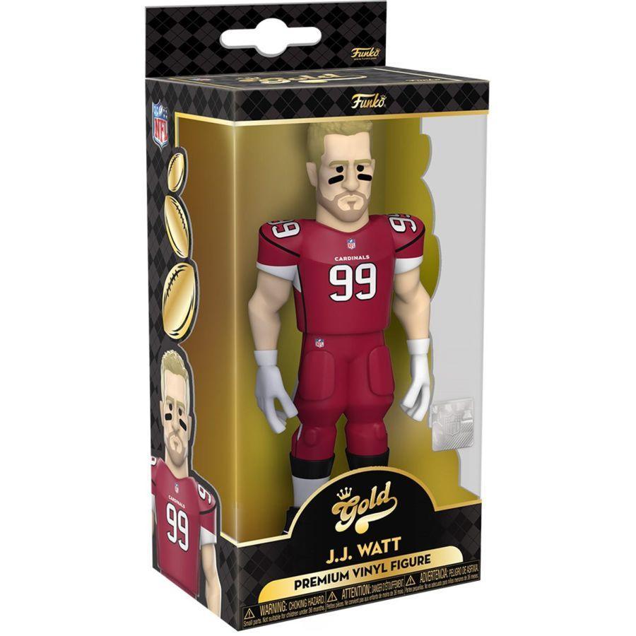 FUN59356 NFL: Cardinals - JJ Watt (with chase) 5" Vinyl Gold - Funko - Titan Pop Culture