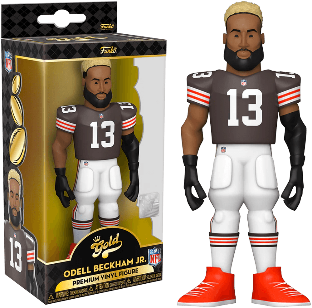 FUN59358 NFL: Browns - Odell Beckham Jr (with chase) 5" Vinyl Gold - Funko - Titan Pop Culture