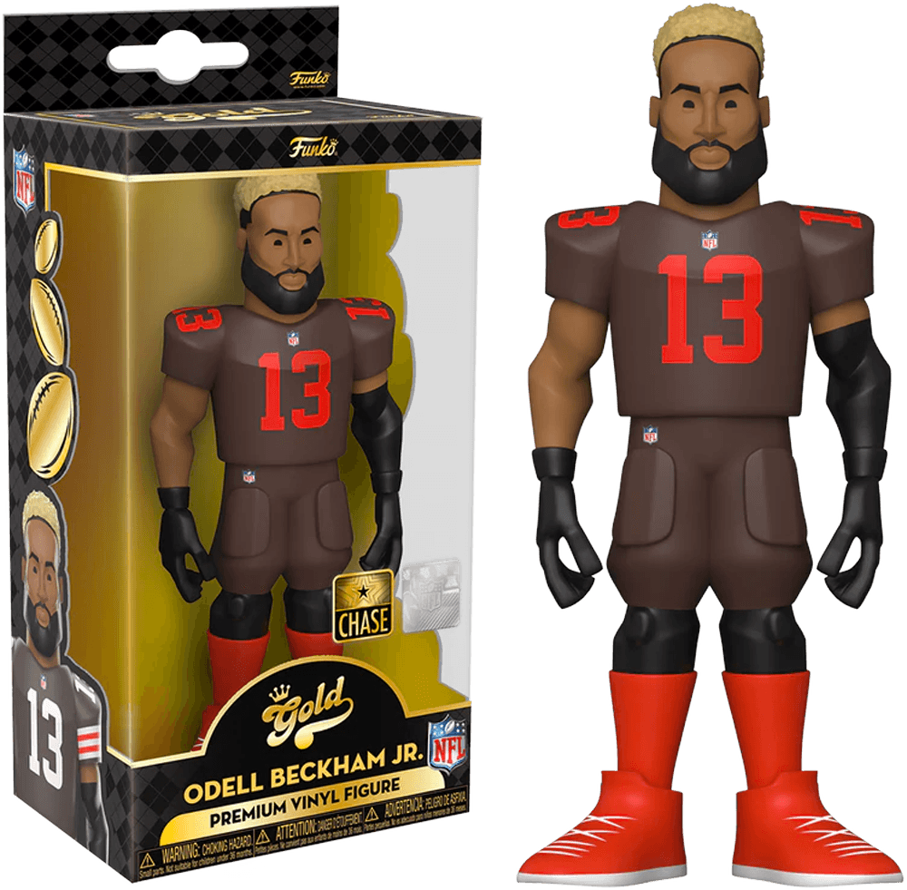 FUN59358 NFL: Browns - Odell Beckham Jr (with chase) 5" Vinyl Gold - Funko - Titan Pop Culture