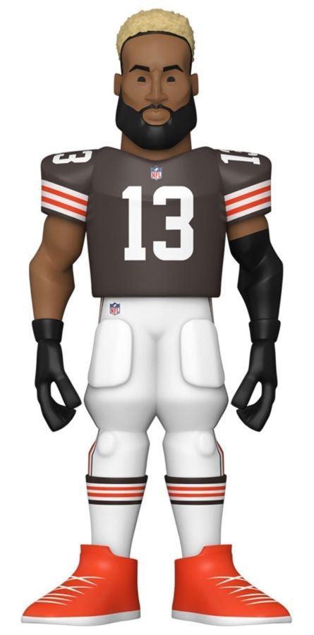 FUN59358 NFL: Browns - Odell Beckham Jr (with chase) 5" Vinyl Gold - Funko - Titan Pop Culture