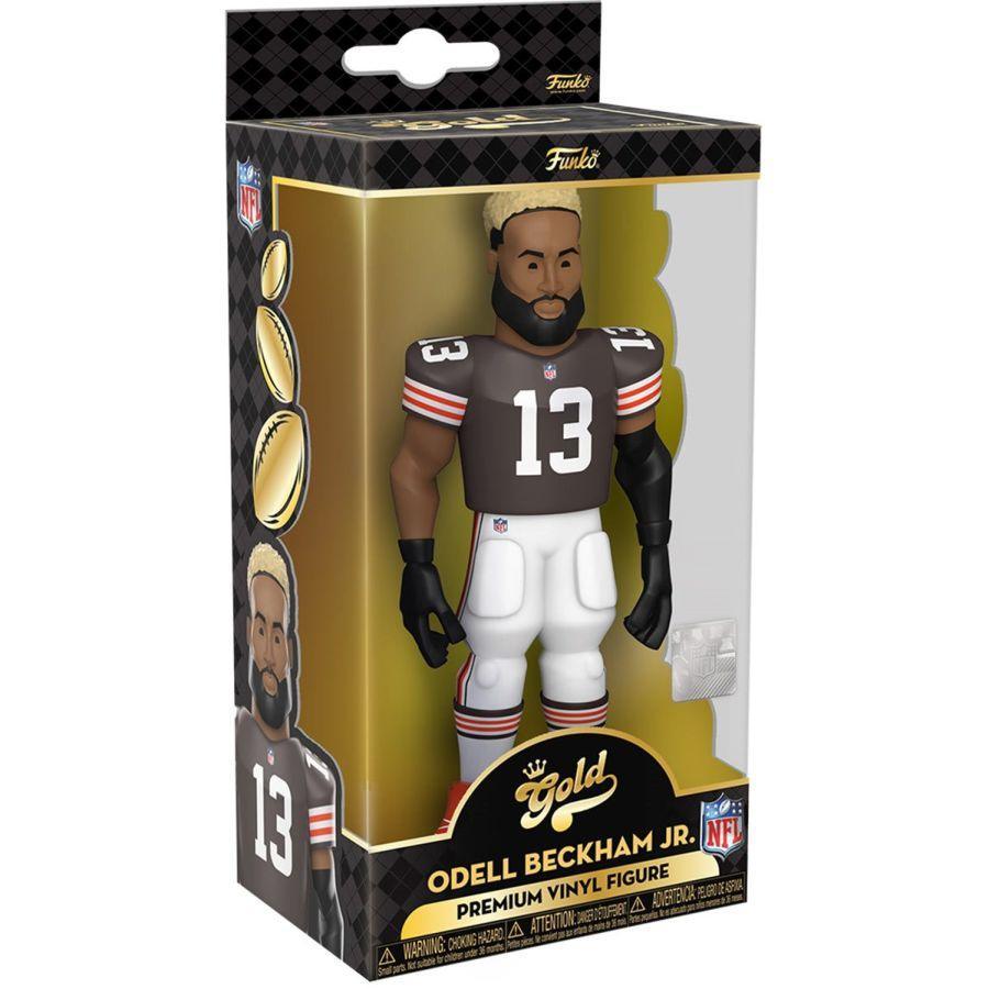 FUN59358 NFL: Browns - Odell Beckham Jr (with chase) 5" Vinyl Gold - Funko - Titan Pop Culture