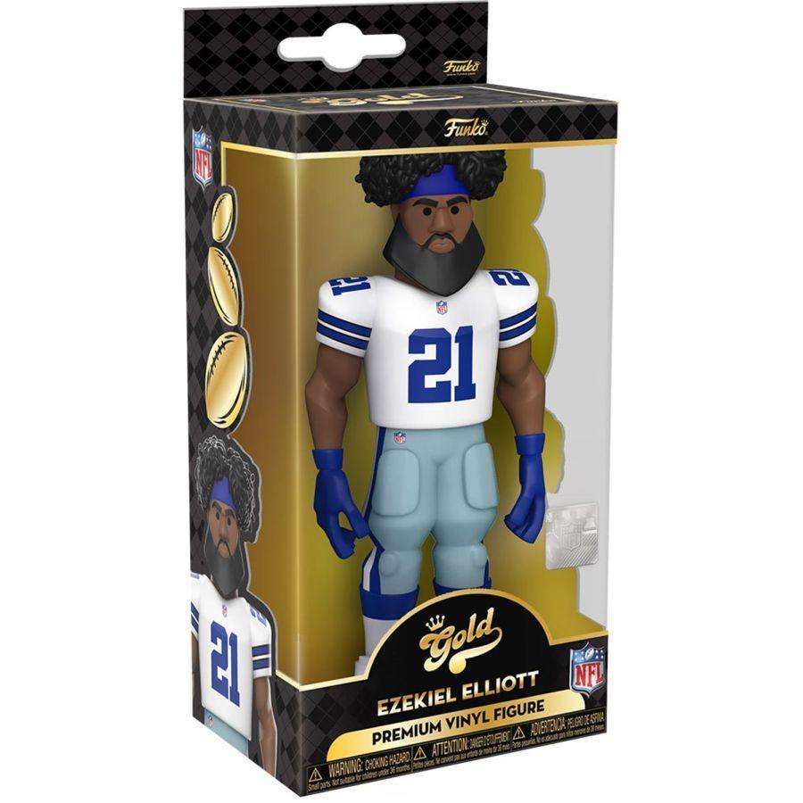 FUN59360 NFL: Cowboys - Ezekiel Elliott (with chase) 5" Vinyl Gold - Funko - Titan Pop Culture