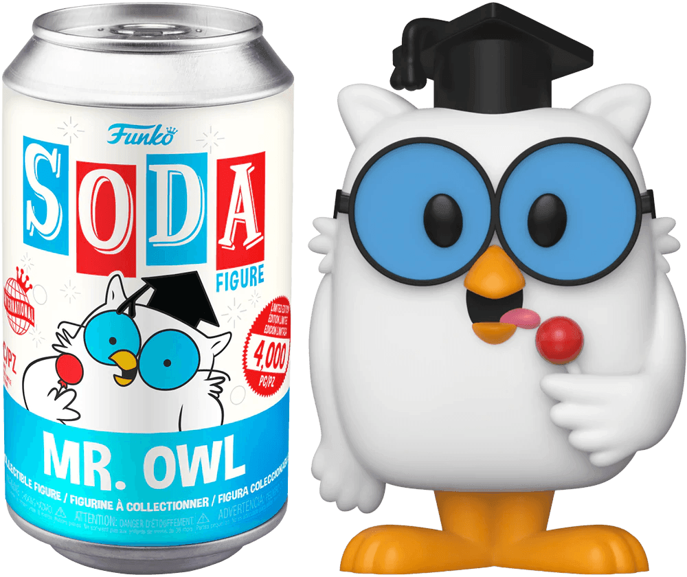 FUN59458 Tootsie Pop - Mr Owl (with chase) Vinyl Soda - Funko - Titan Pop Culture