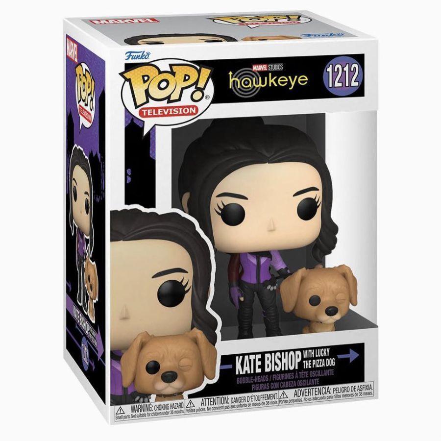 FUN59481 Hawkeye (TV) - Kate Bishop & Lucky the Pizza Dog Pop! Vinyl - Funko - Titan Pop Culture